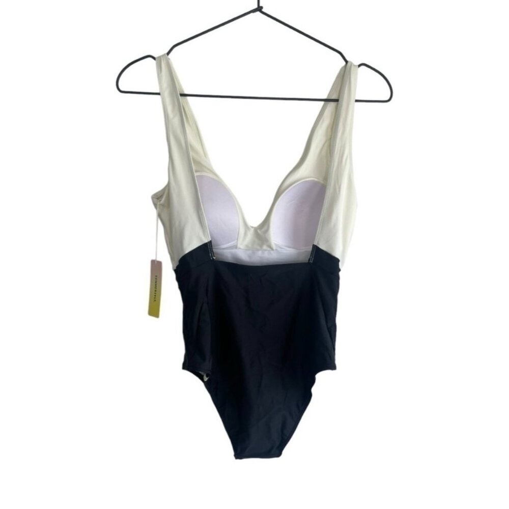 Summersalt Tie Waist Backflip Black & White One-Piece, new with tags - Picture 2 of 6